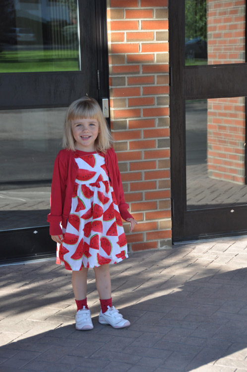 Morgan's First Day of Preschool
